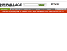 Tablet Screenshot of catalog.hmwallace.com